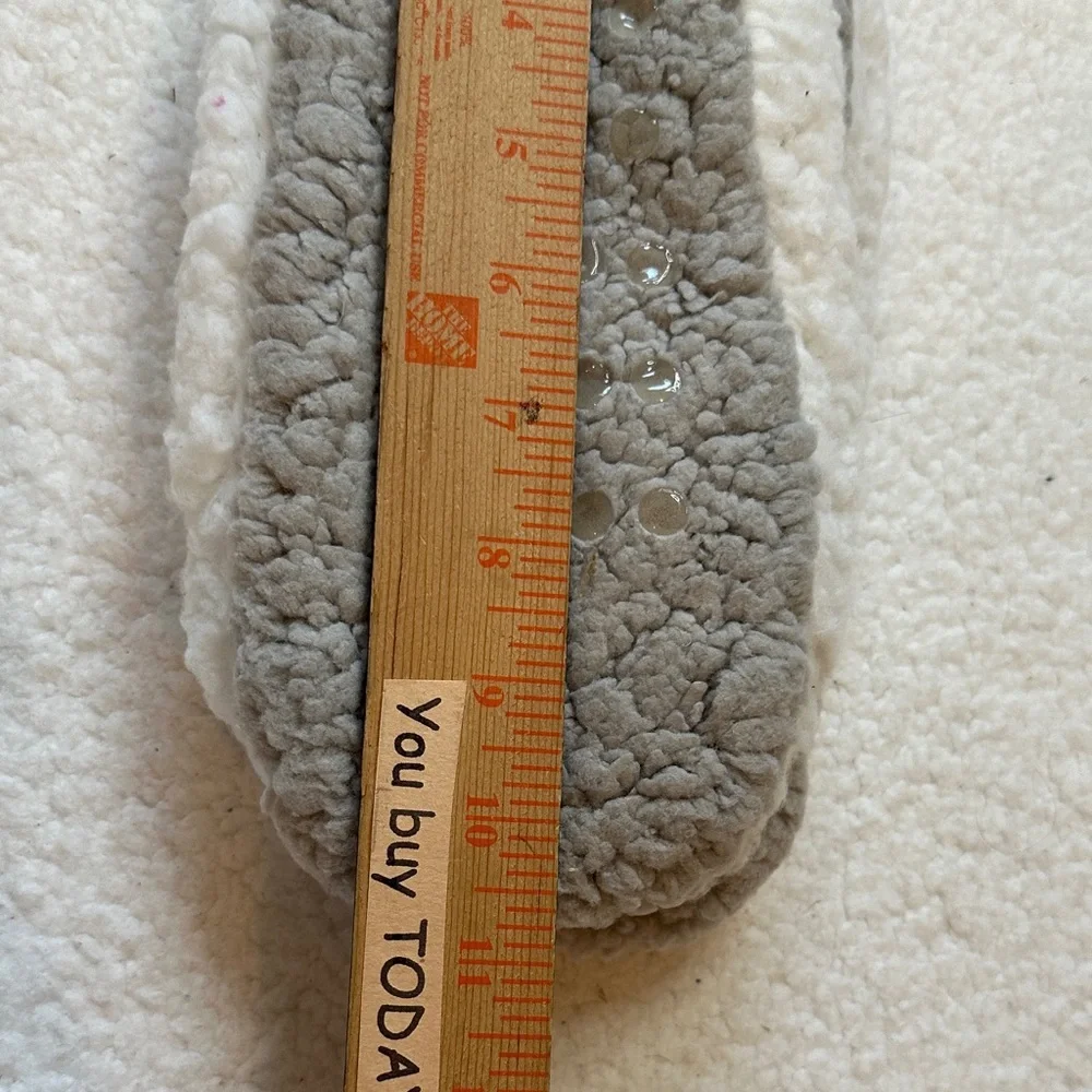 Cozy White Kids Slippers